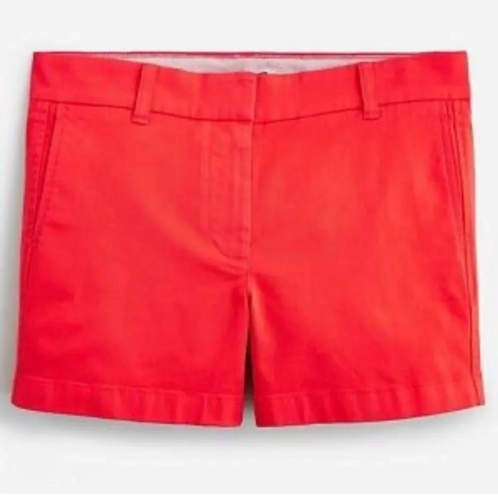 J. Crew 3" Chino Short size 2 Red